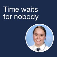 Blog: Time waits for nobody, even Alex Blog: Time waits for nobody, even Alex