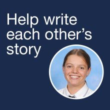 Help write each other’s story Help write each other’s story